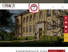 Tablet Screenshot of grace.edu