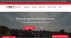 Desktop Screenshot of online.grace.edu