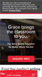 Mobile Screenshot of online.grace.edu